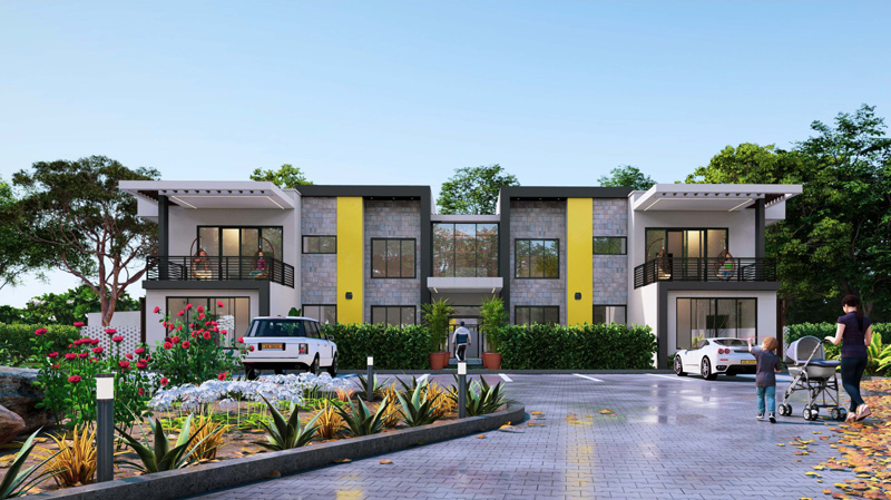 Townhouses Residential in Lilongwe by Liminal Design